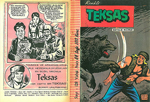 Teksas Tommiks - Ceylan Yayınları bu iki çizgi romanı birlikte sunuyordu